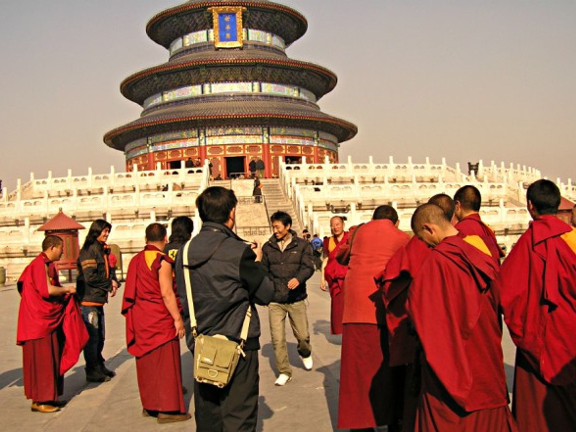 Buddhist monks in Beijing
