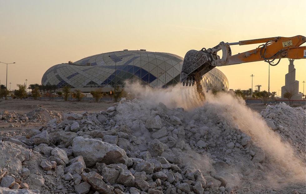 Building stadiums in Qatar ahead of the World Cup