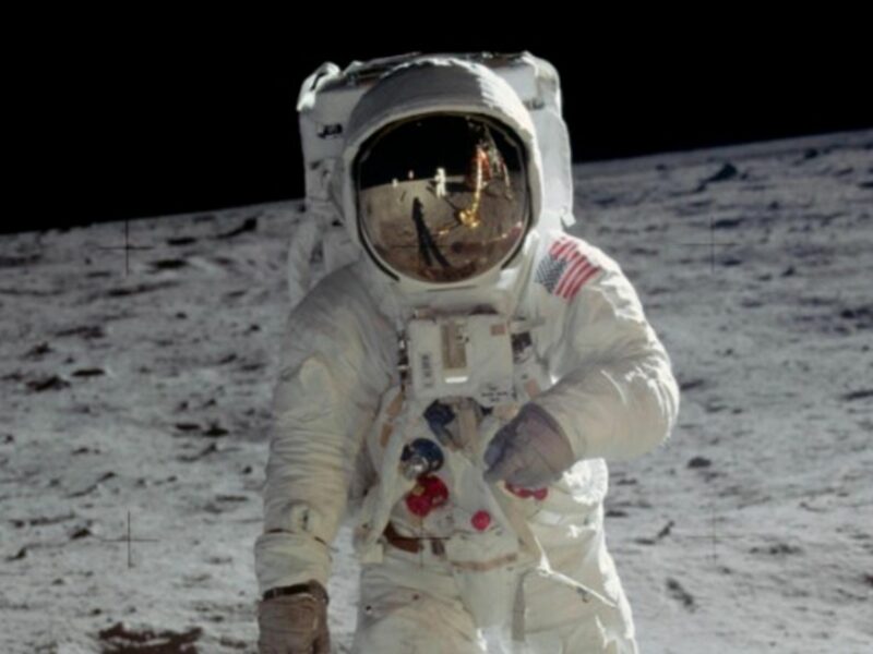 Buzz Aldrin on the Moon