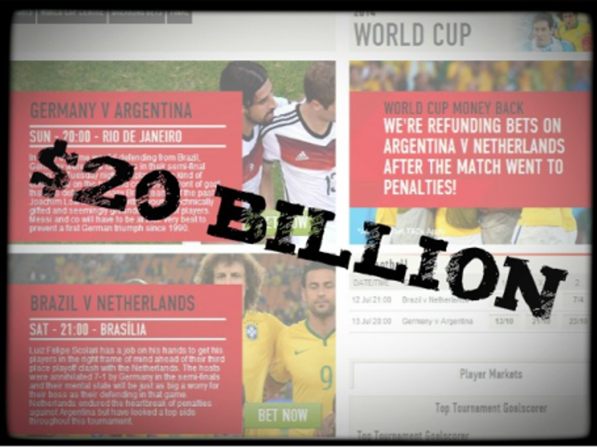 By The Numbers: Deforestation, Soccer Bets, More