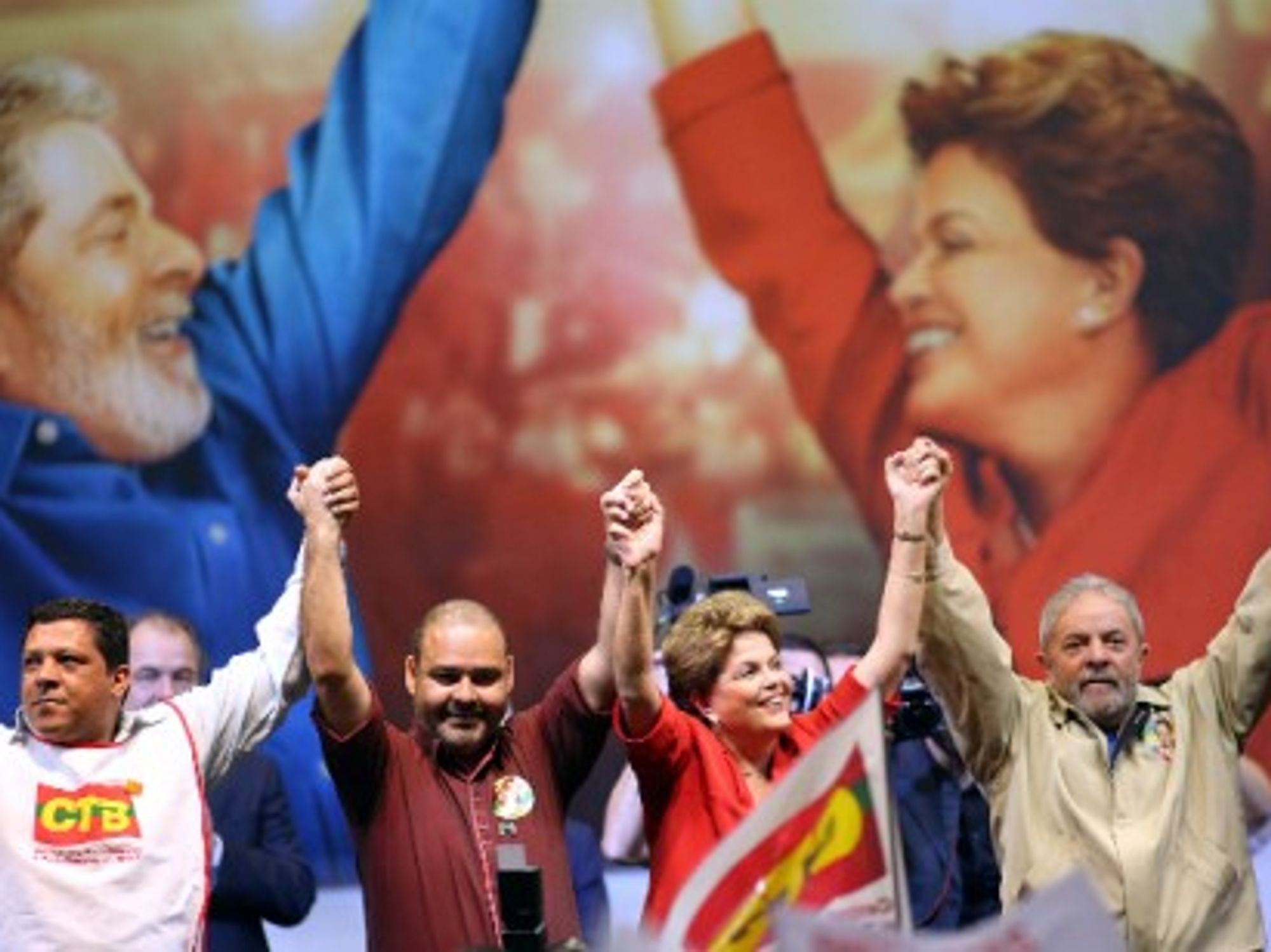 Campaigning in Sao Paulo