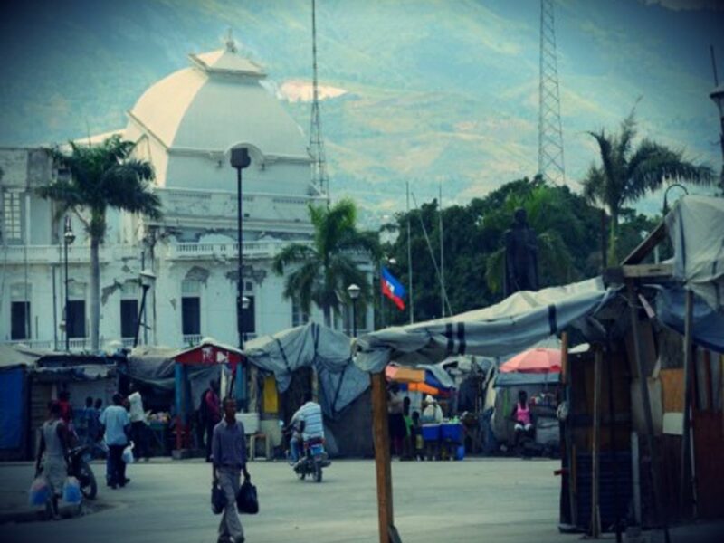 Camps on Port-au-Prince's Champ de Mars