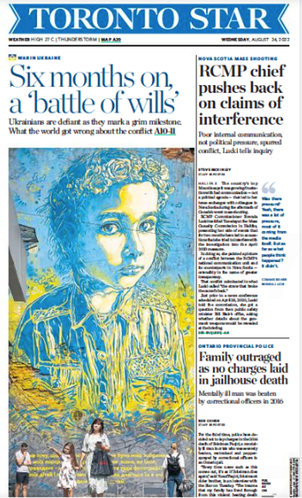 CANADA - The Toronto Star