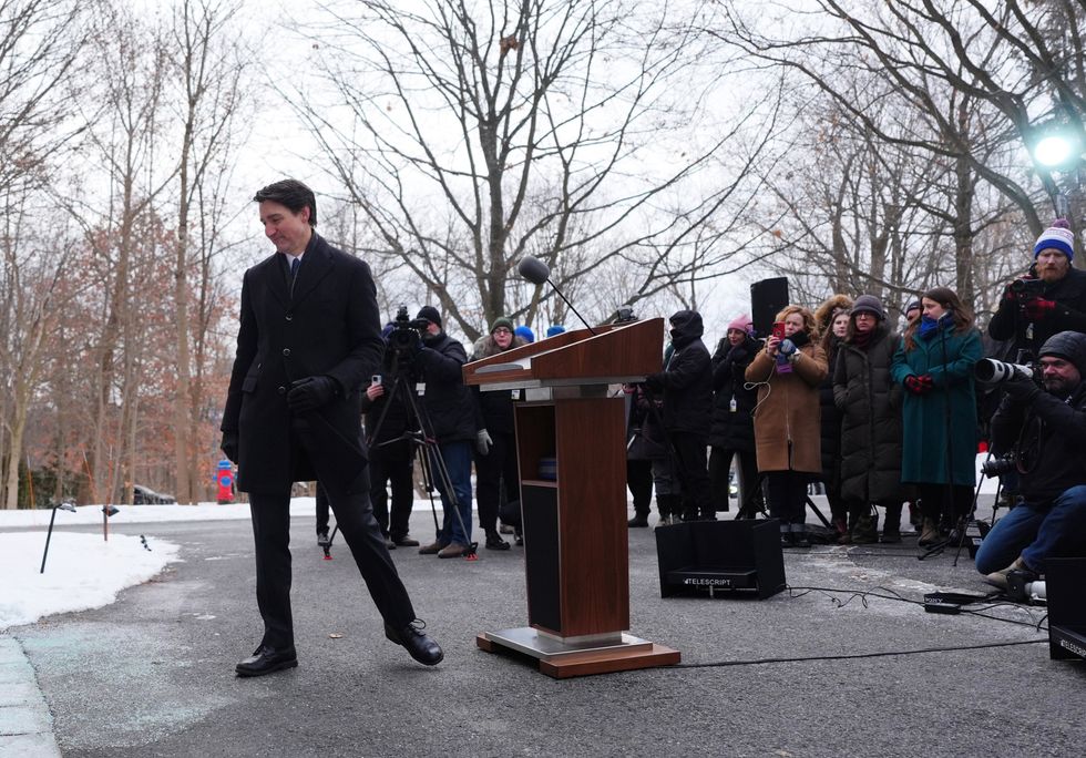 Canadian Prime Minister Justin Trudeau steps down