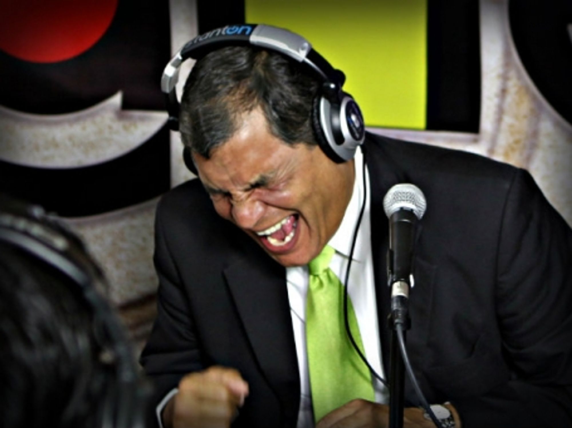 Candidate-As-Showman, Ecuador President Rafael Correa on the campaign trail in 2013