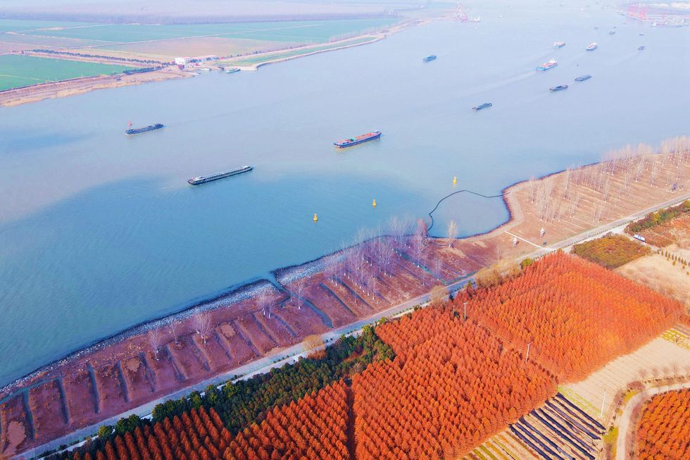 Cargo transporting coal and other goods
