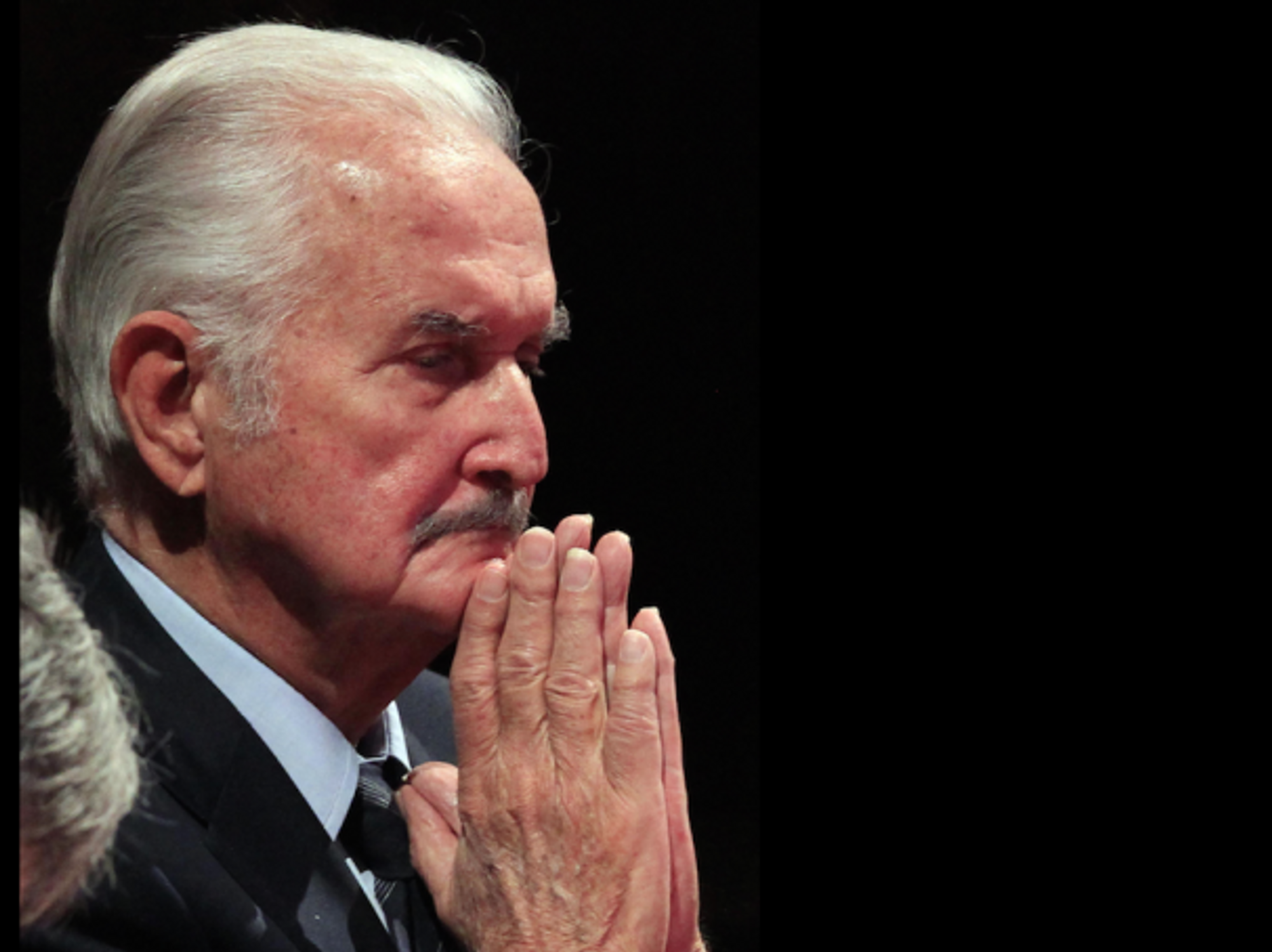 Carlos Fuentes in Mexico City in December 2011