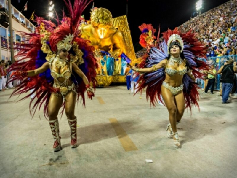 Carnival dancers in Rio in 2015