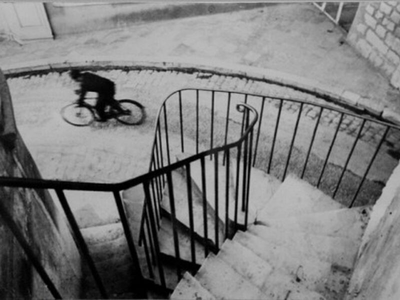 Cartier-Bresson 'chooses' his geometry, and waits for life to arrive.
