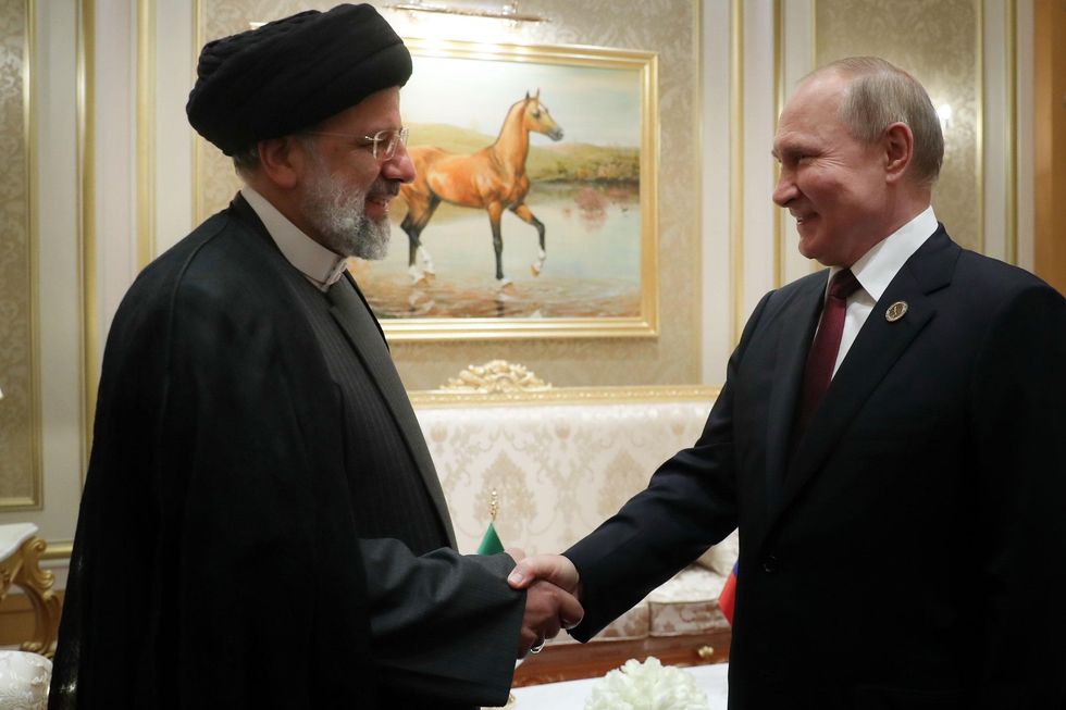 Caspian Summit in Turkmenistan June 2022 Russian president and Iranian President