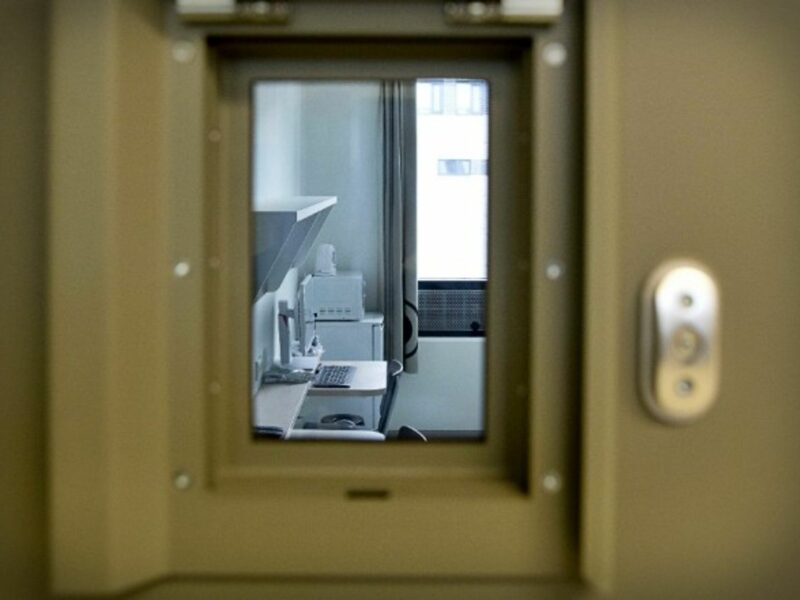 Cell at the Hague prison