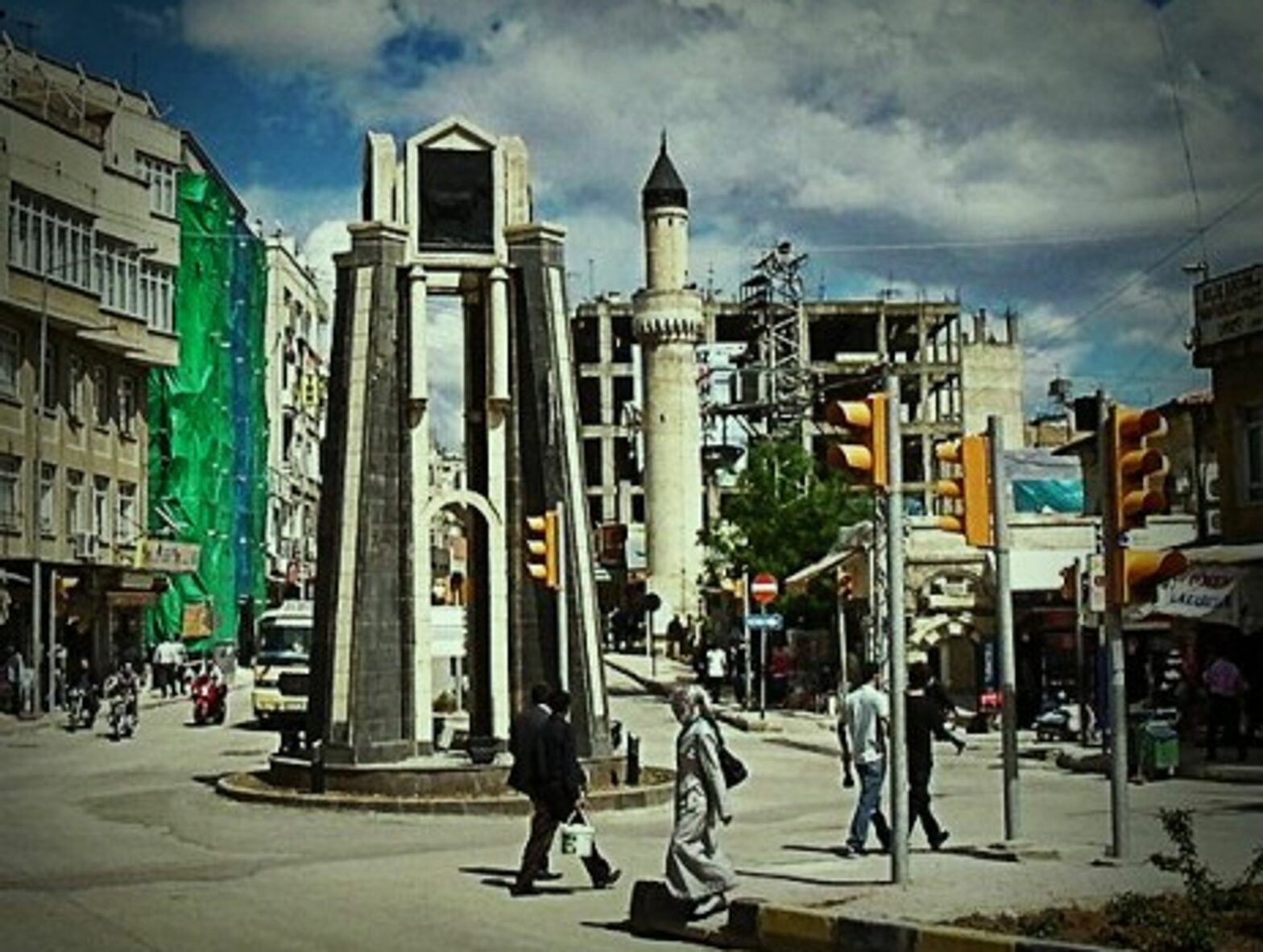 Center of Kilis, Turkey, near the Syrian border