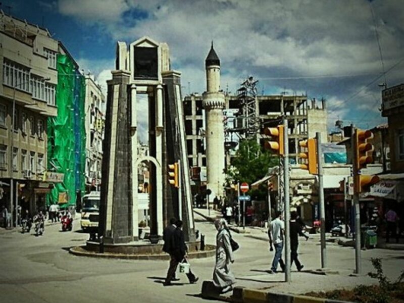 Center of Kilis, Turkey, near the Syrian border