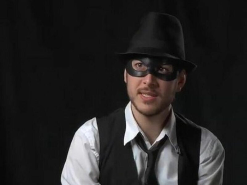 Chaim Lazarus, aka Life, a real life superhero