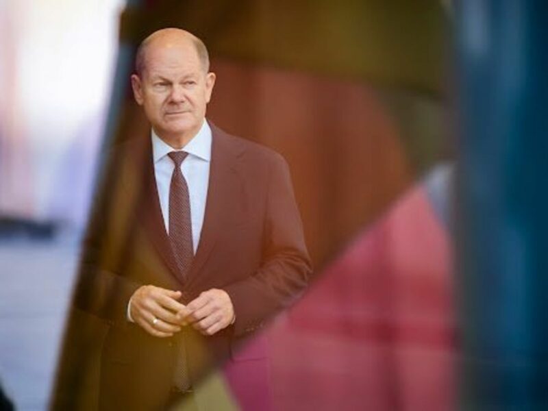 Chancellor Olaf Scholz in Berlin on October 18