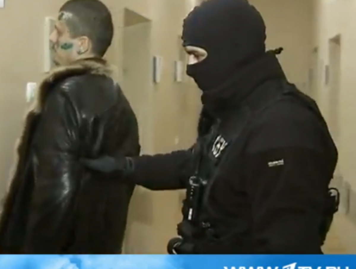 Channel One's exclusive report of the raid