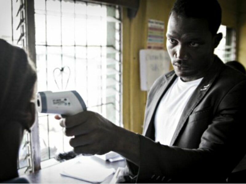Checking fever in Monrovia