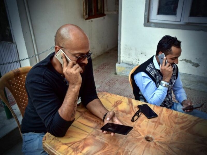 Checking if service is restored in Kashmir