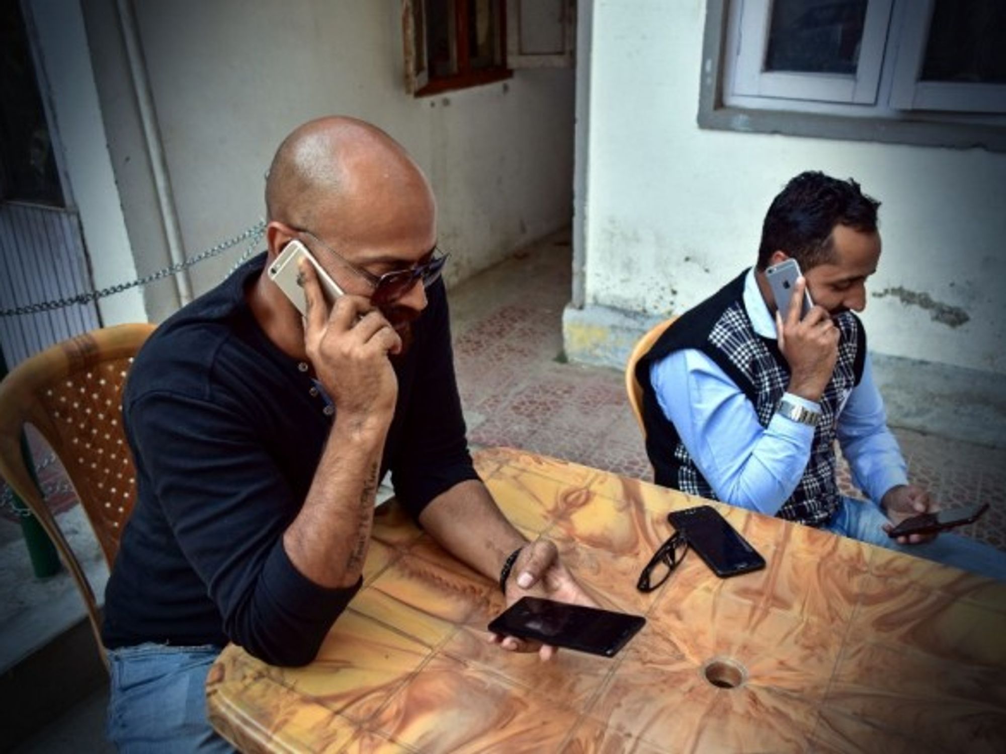 Checking if service is restored in Kashmir