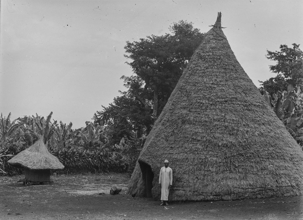 Chief Meli's traditional Dschagga hut.