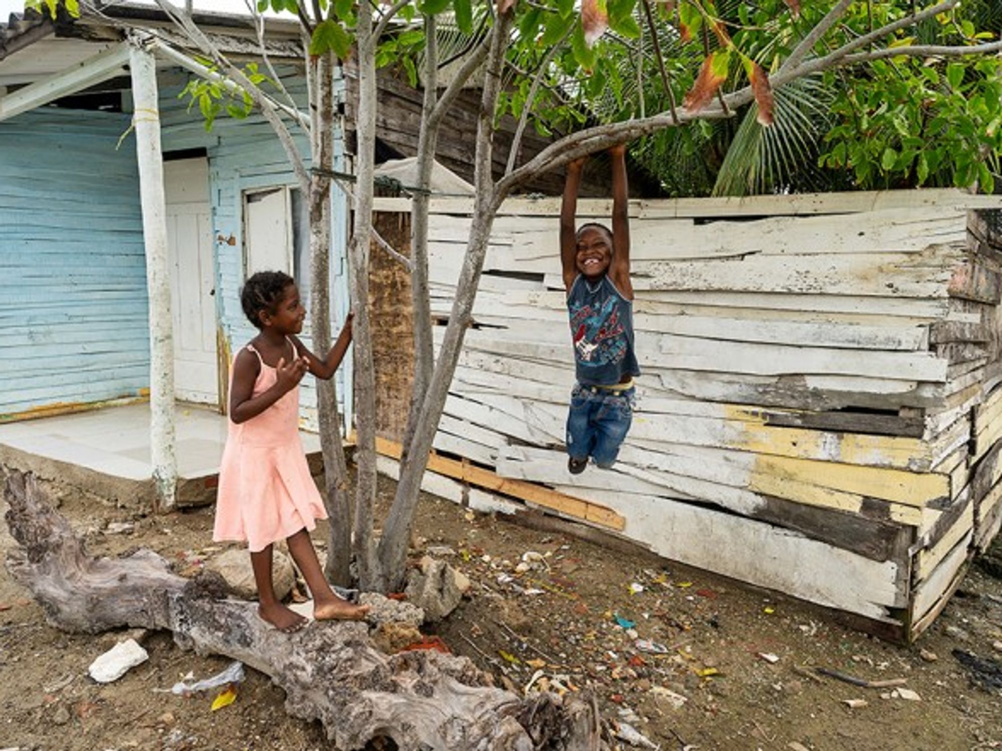 Children in Cartagena, Colombia