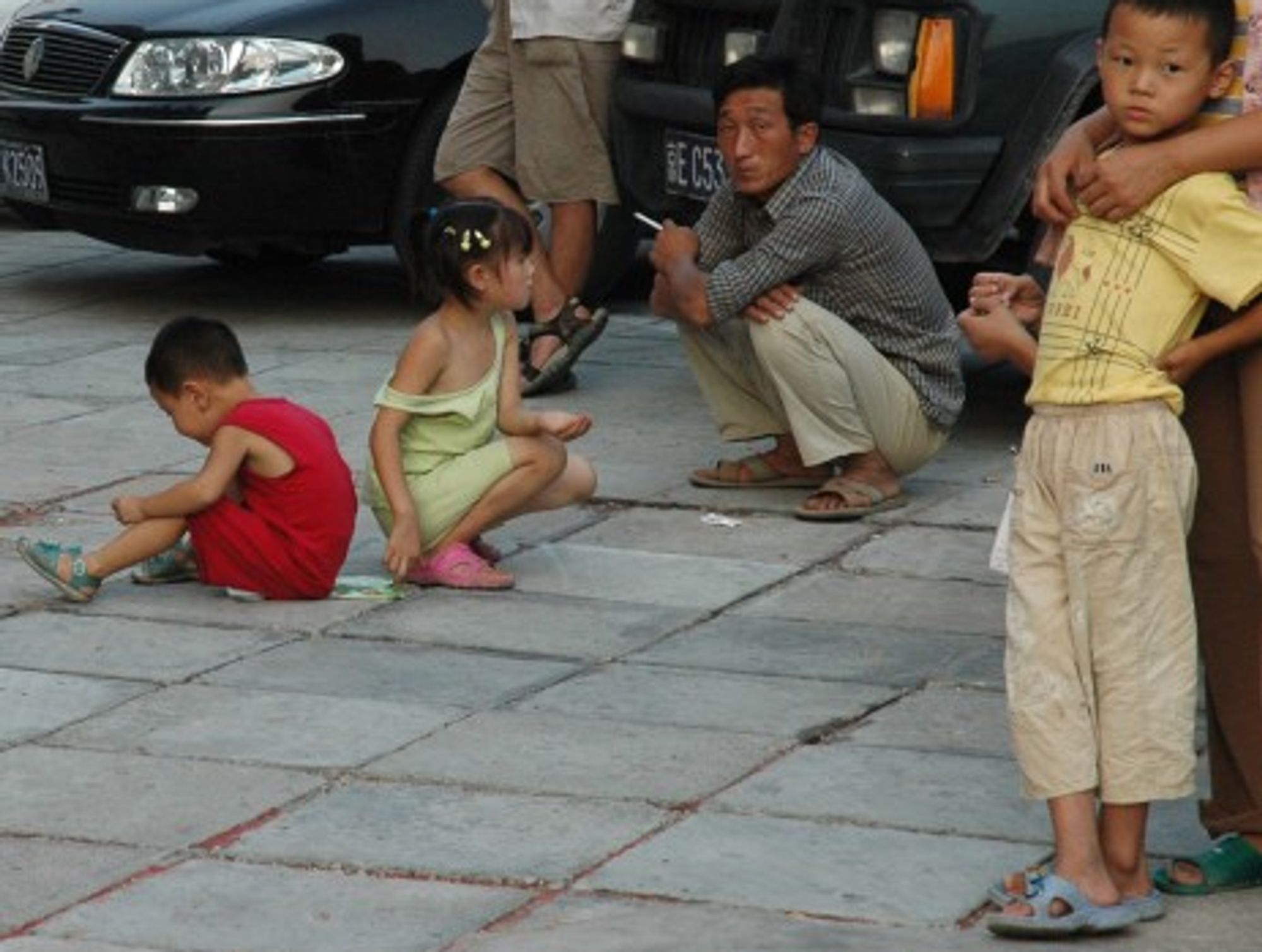 Children on the streets of Beijing, China