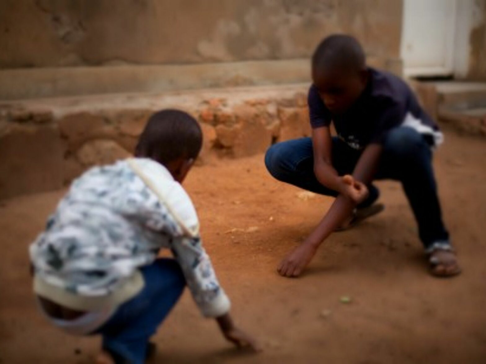 Children playing in Rwanda