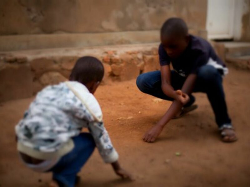 Children playing in Rwanda