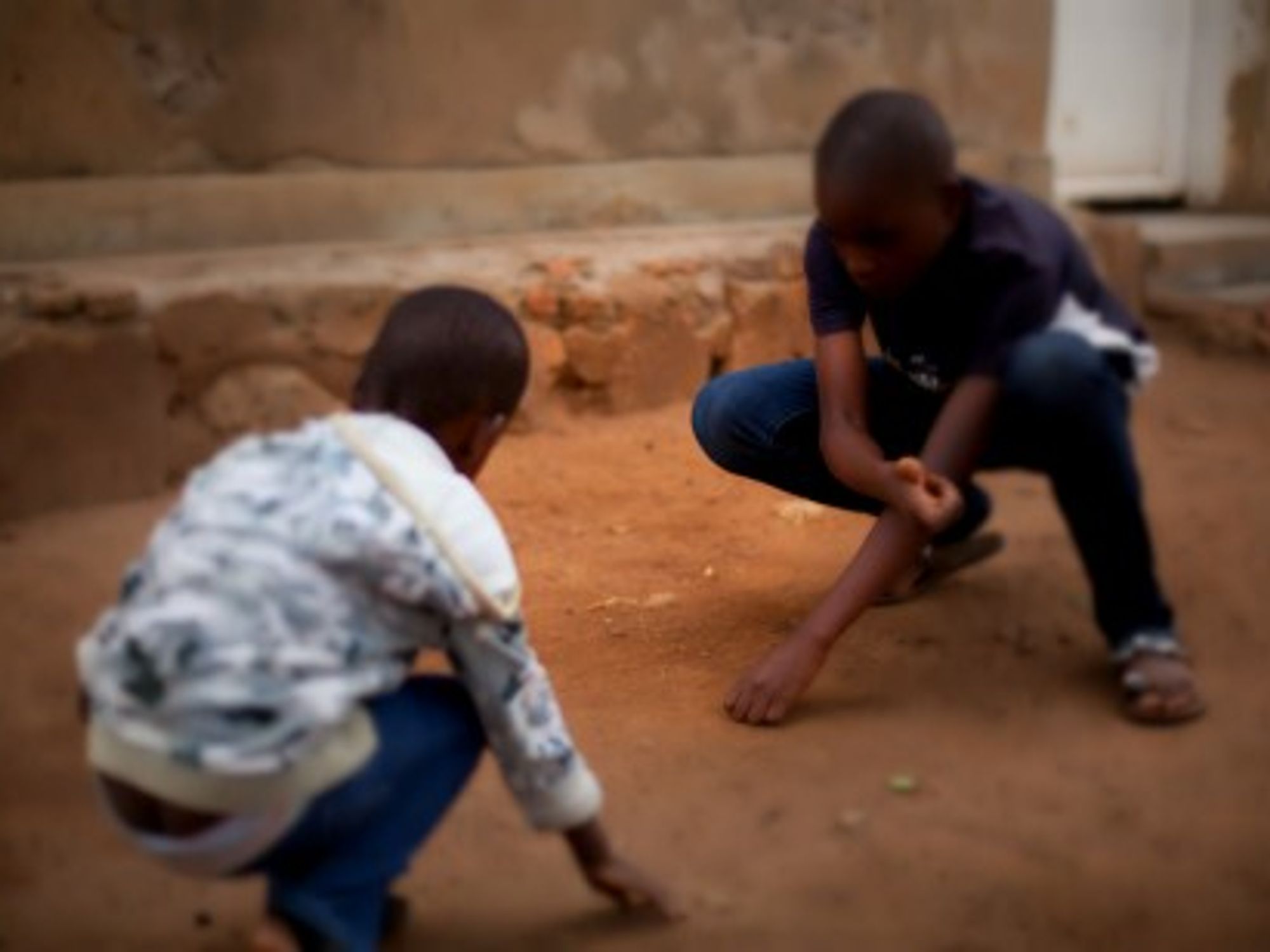 Children playing in Rwanda
