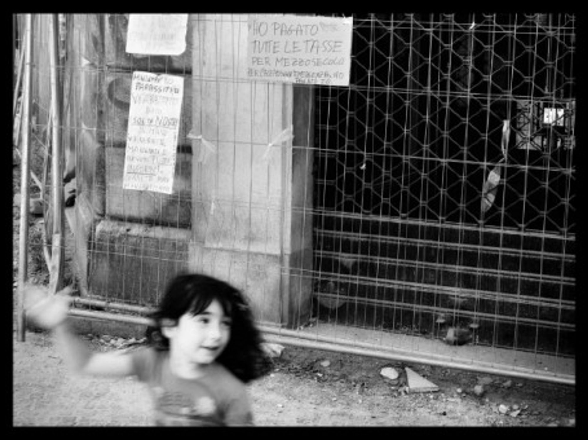 Child's play in L'Aquila