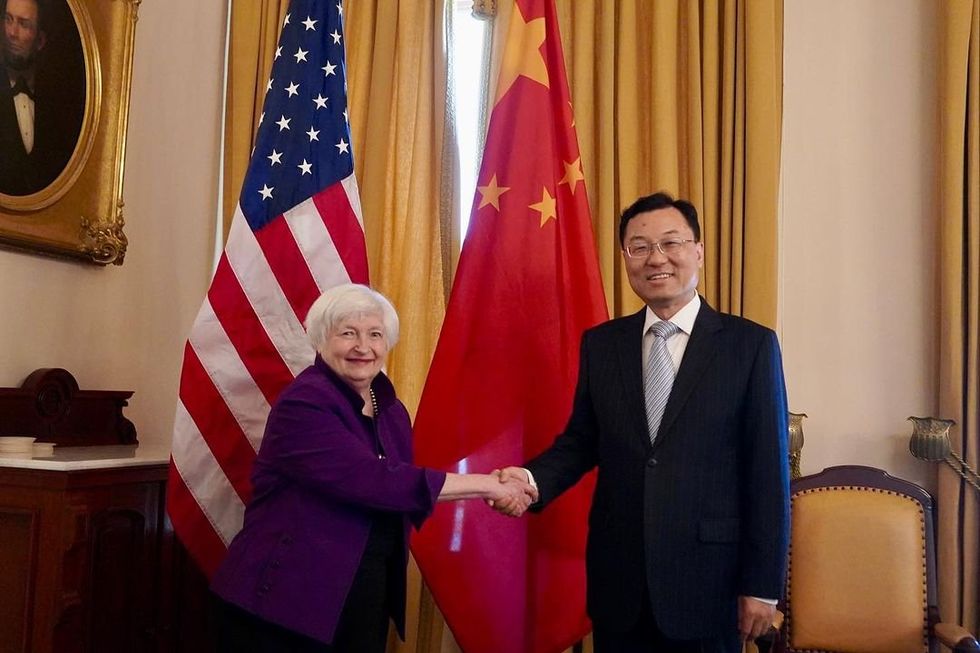 China Ambassador to the U.S. with Janet Yellen