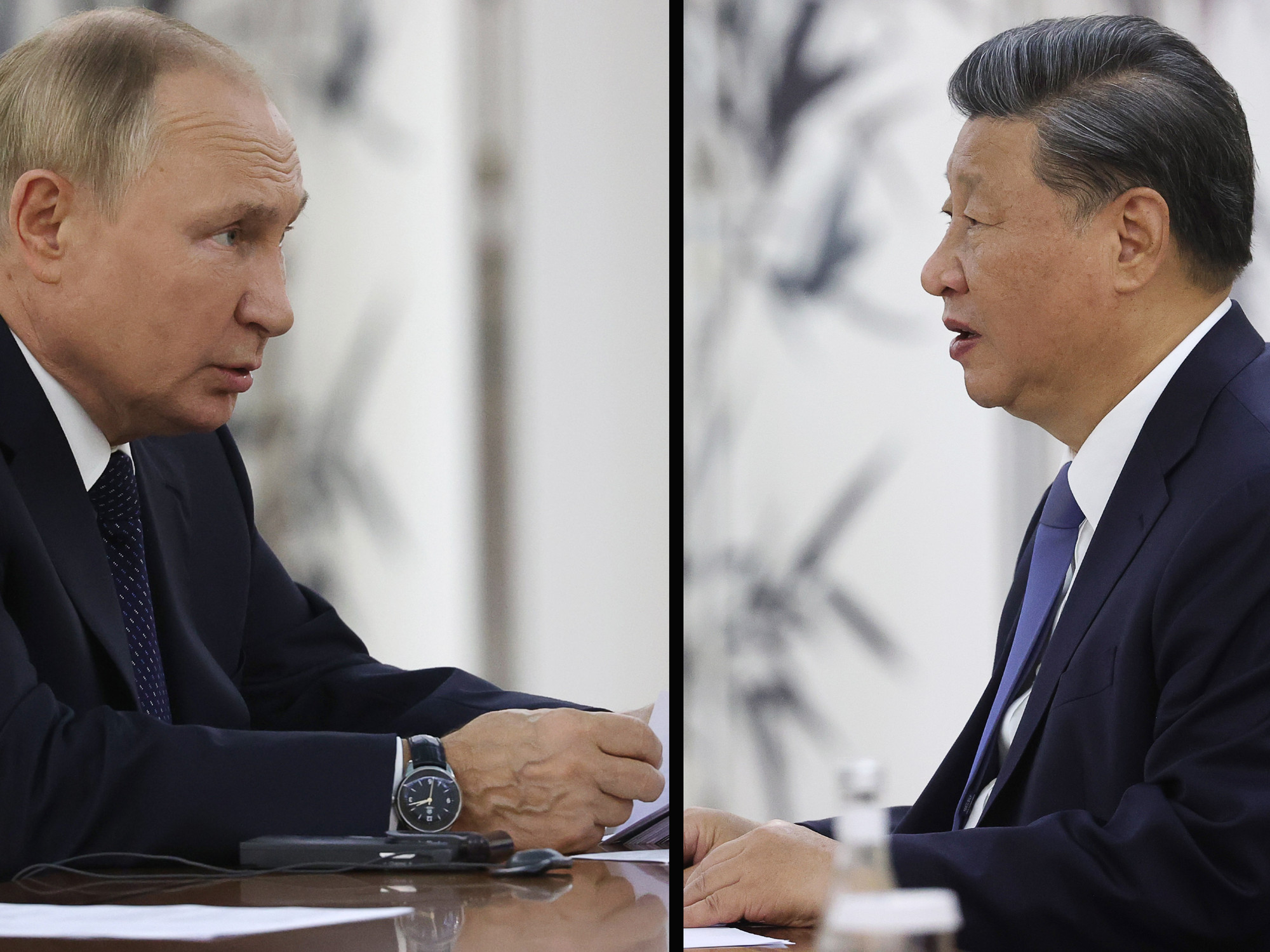 Putin Appears Eager To Please Xi At First Meeting Since Invasion