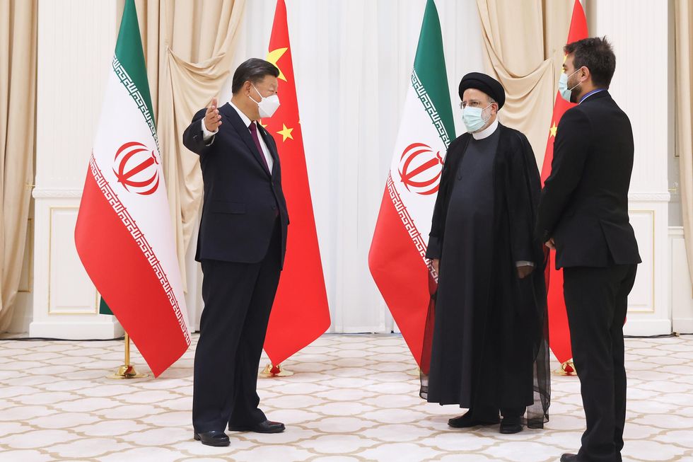 China's Xi Jinping and Iran's Ebrahim Raisi met for the first time face to face at The Shanghai Cooperation Organisation (SCO) summit in Uzbekistan