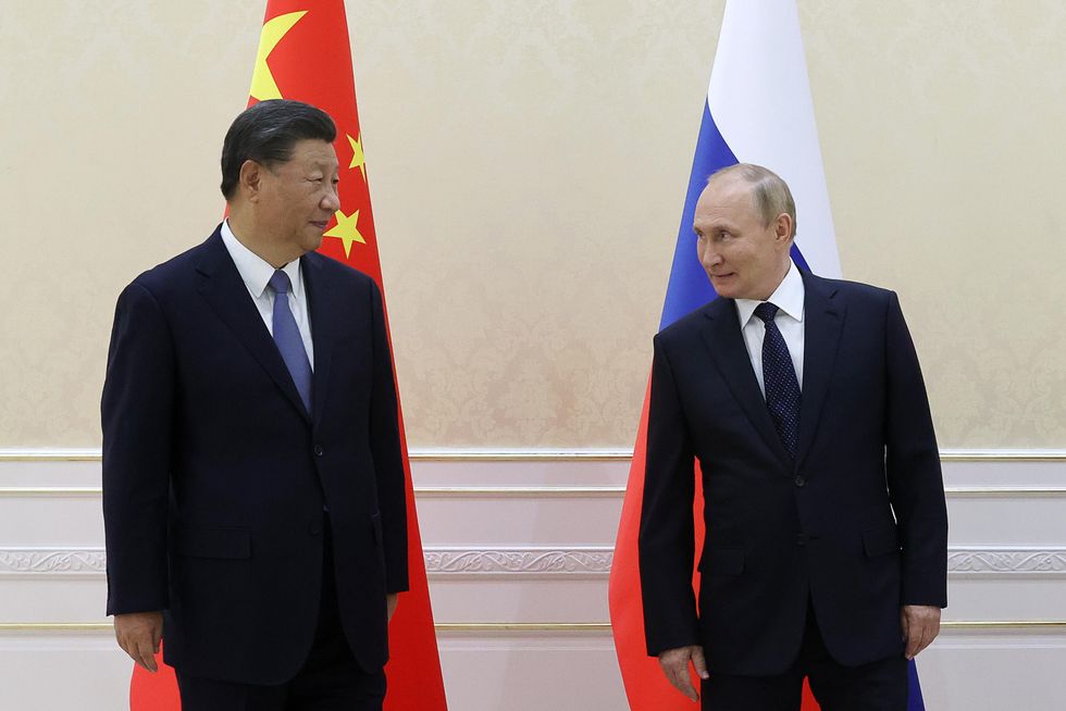 Chinese leader Xi Jinping and Russian President Vladimir Putin