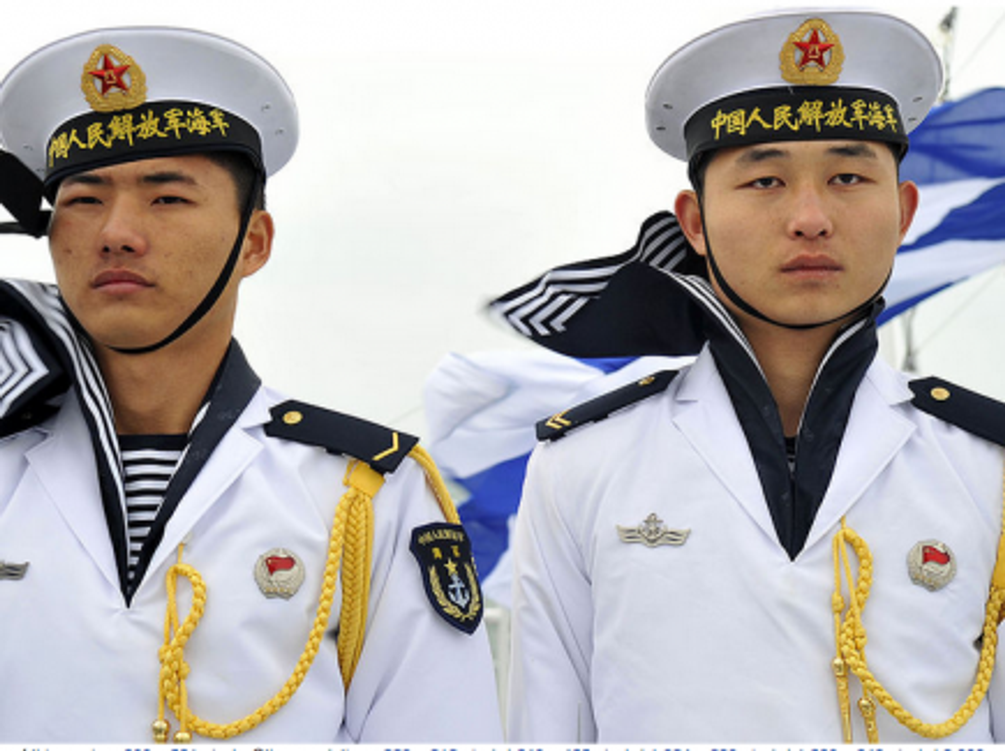 Chinese navy sailors