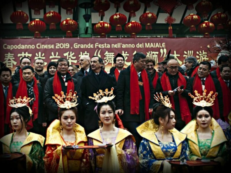Chinese New Year festivities in Milan last month