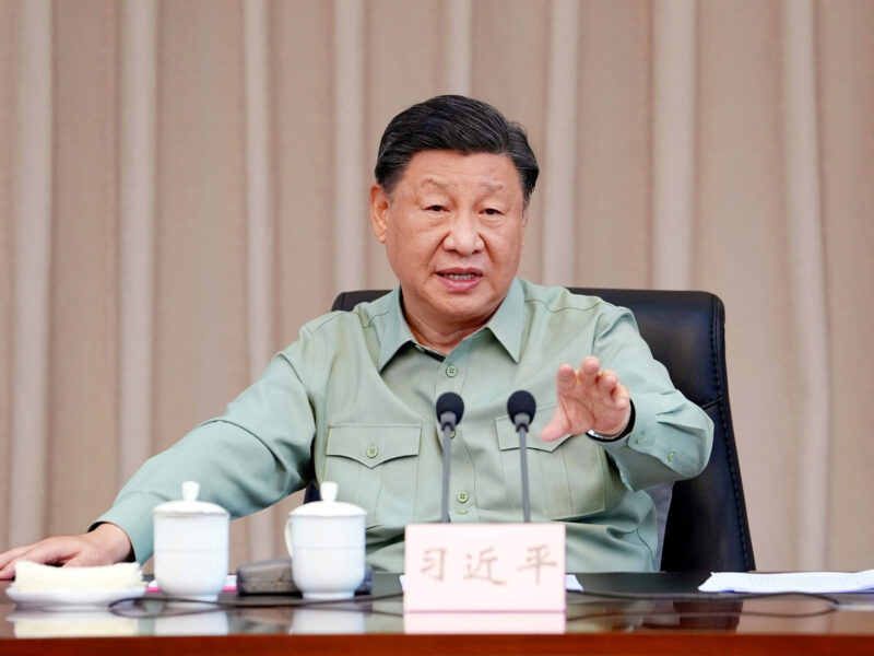Chinese President Xi Jinping, also general secretary of the Communist Party of China Central Committee and chairman of the Central Military Commission.
