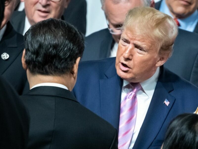 Chinese President Xi Jinping and American President Donald Trump