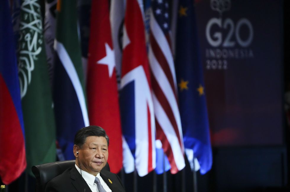 Chinese President Xi Jinping takes part in the closing session at the G20 Leaders Summit