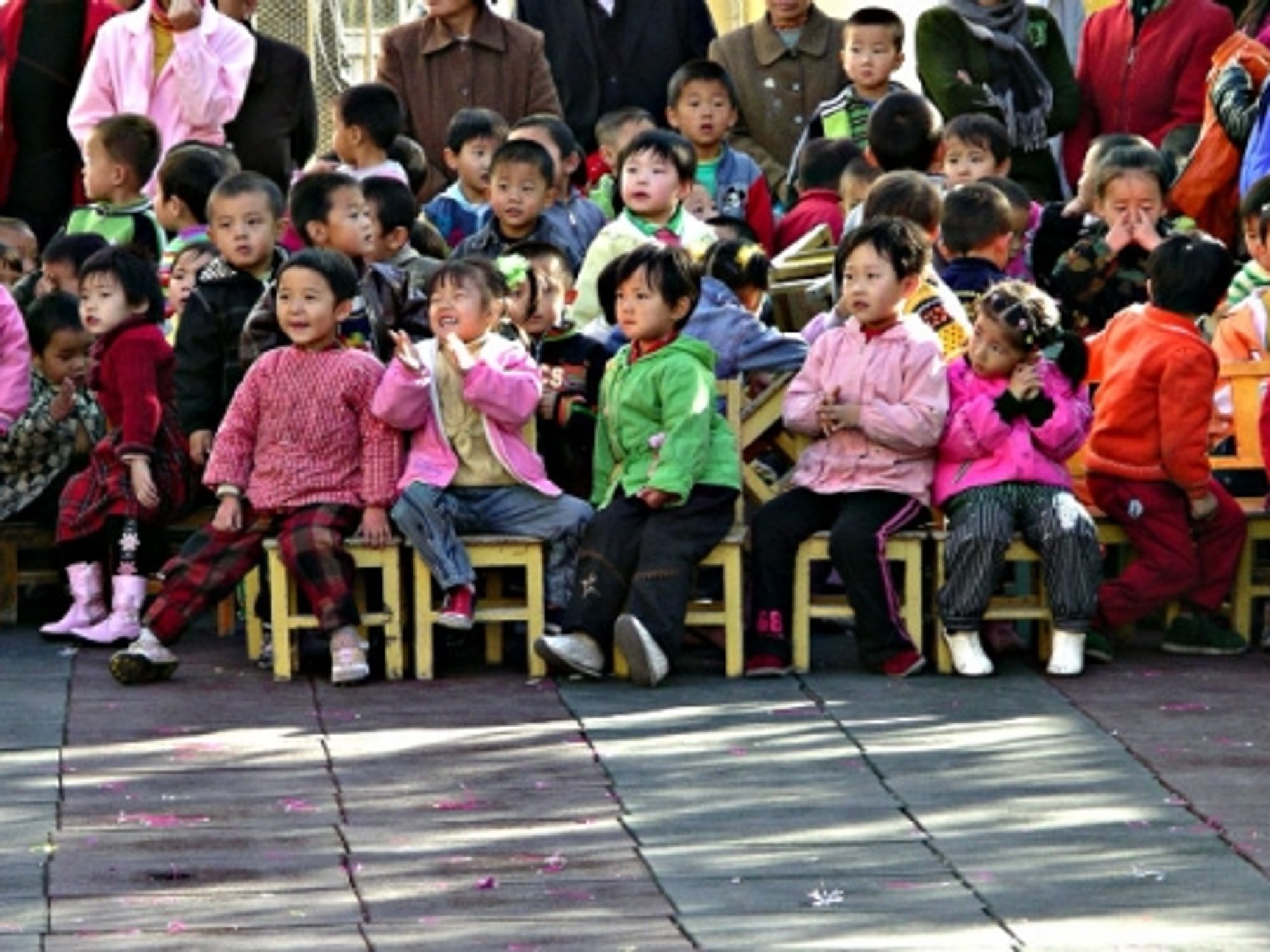 Chinese school children