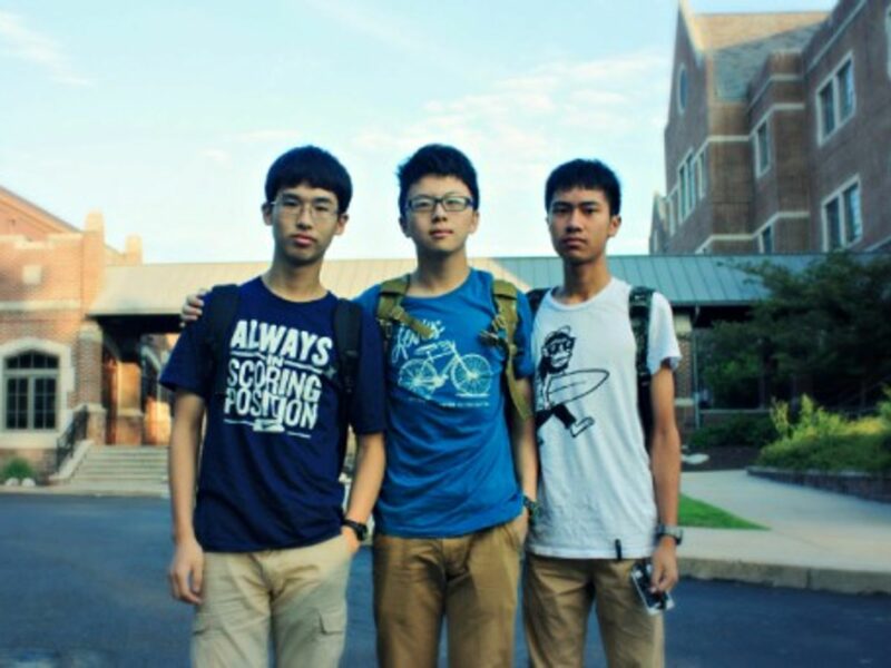 Chinese students in Pottstown, Pennsylvania