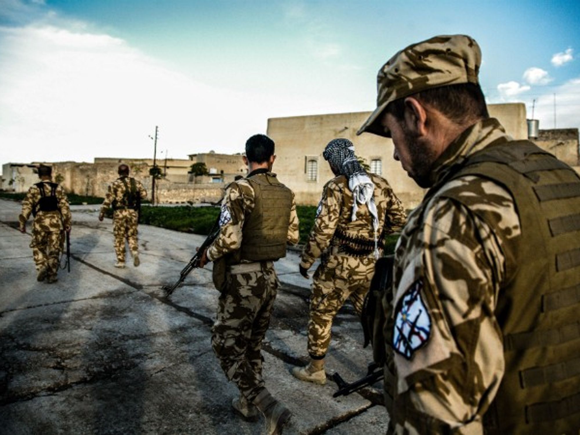 Christian soldiers in Mosul, Iraq.