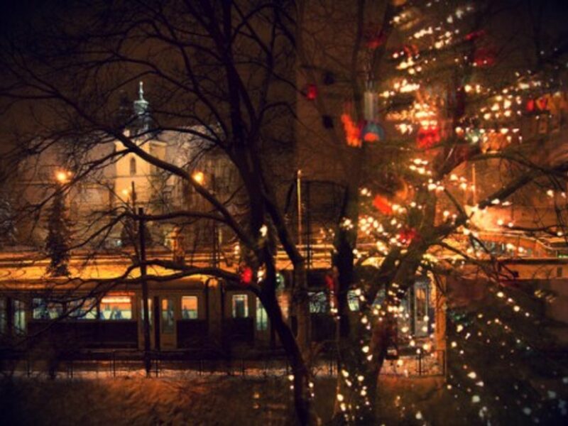Christmas reflections in Krakow