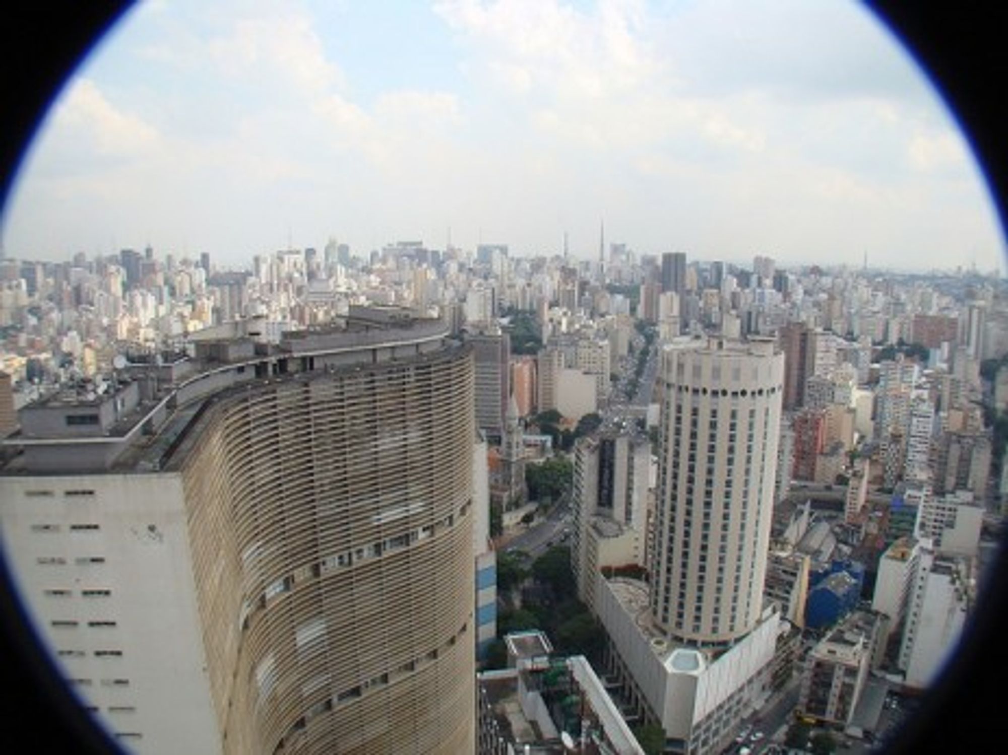 City skyline in Sao Paulo, Brazil