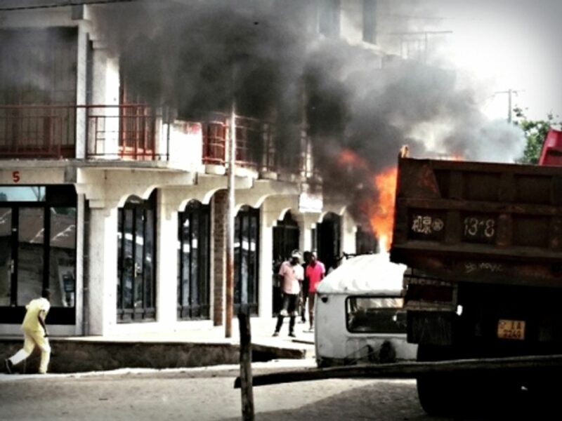 Clashes in Bujumbura on May 31