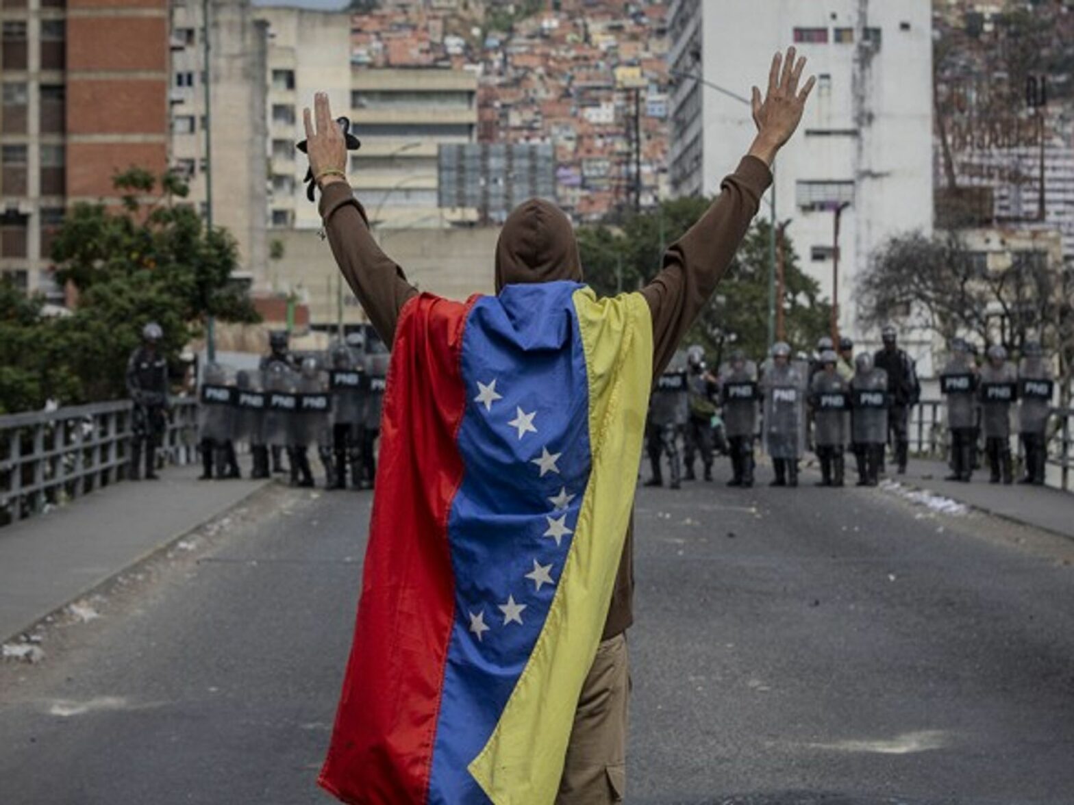 Clashes in Caracas on Jan. 23