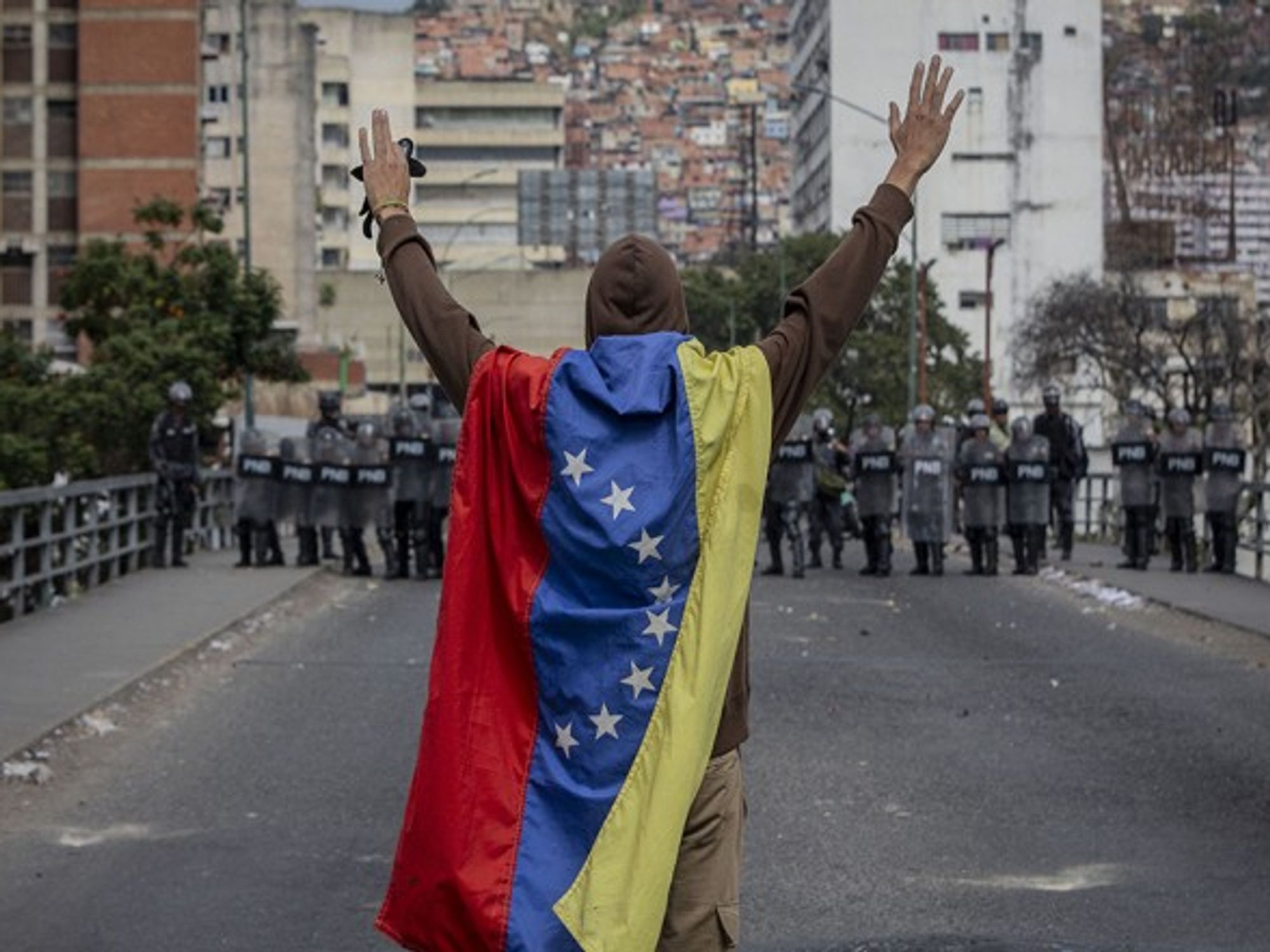Clashes in Caracas on Jan. 23