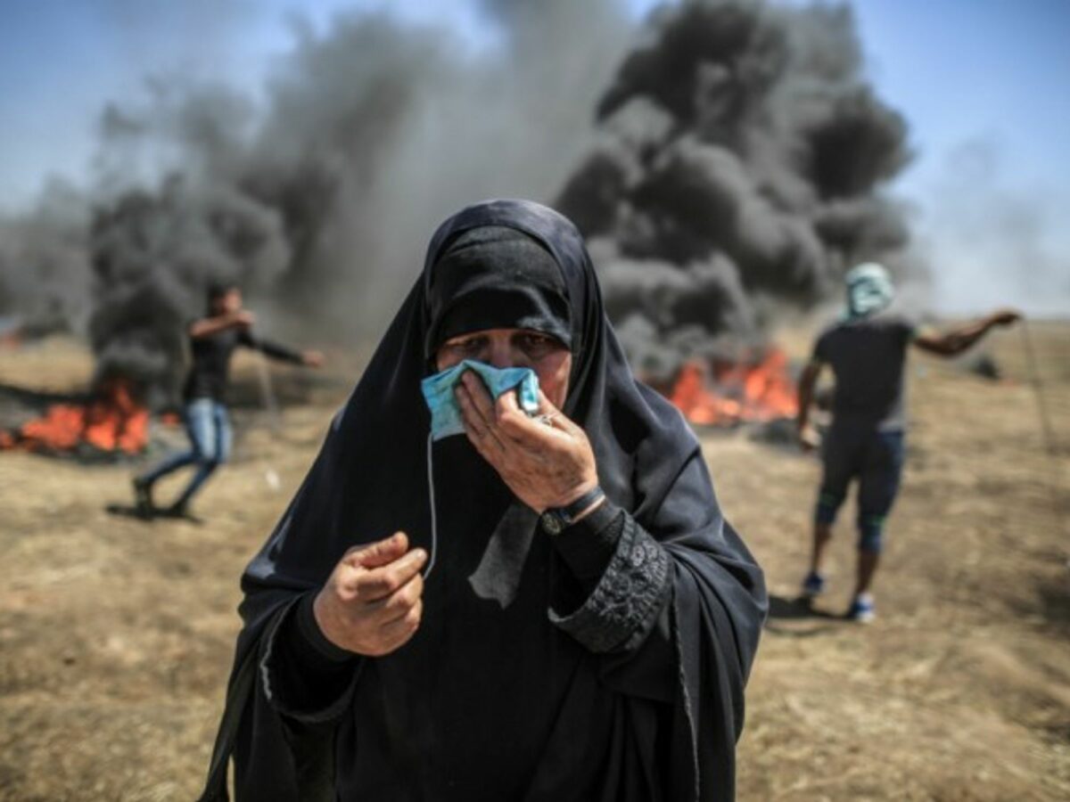 Clashes in Gaza on May 14