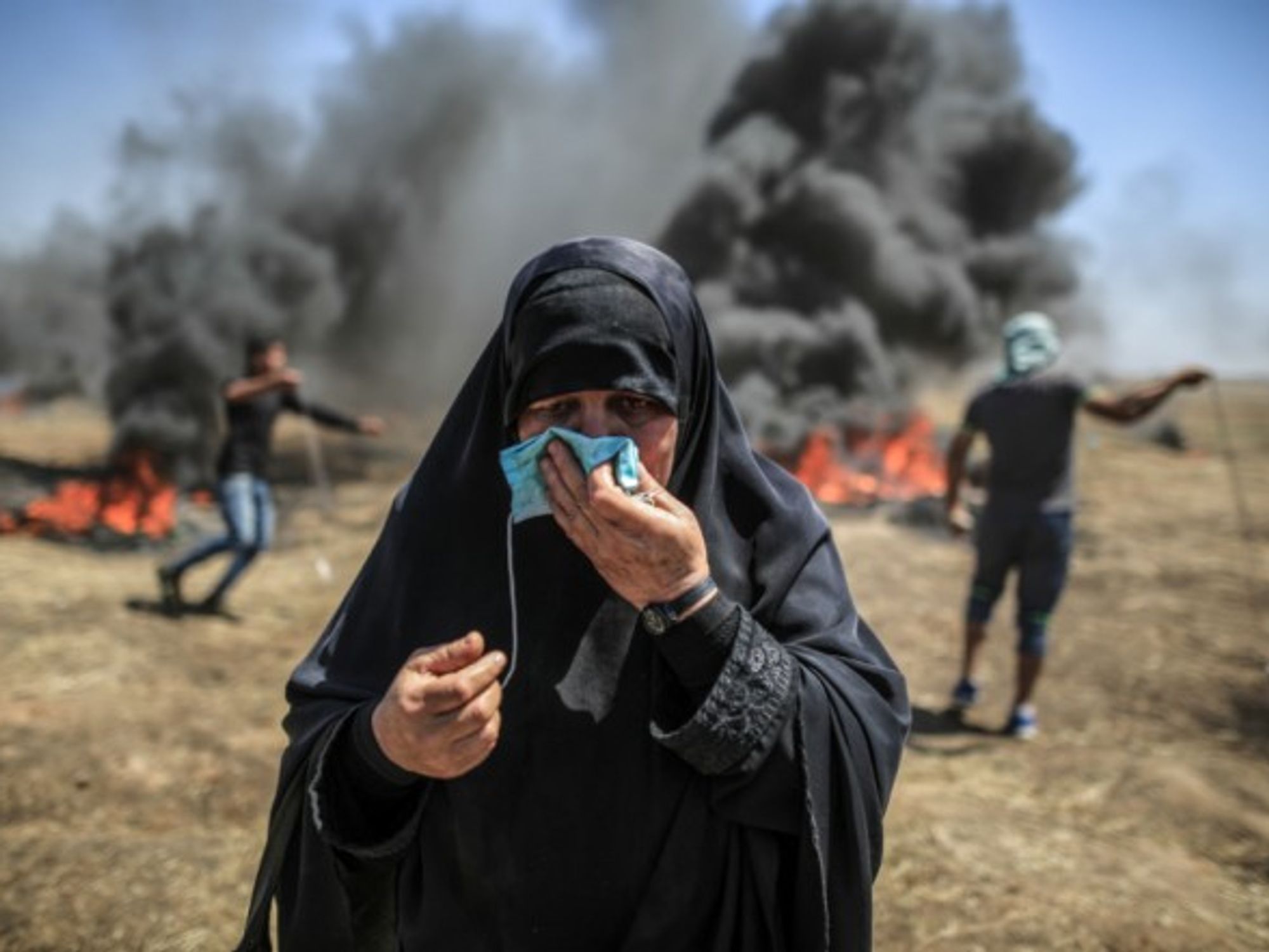 Clashes in Gaza on May 14