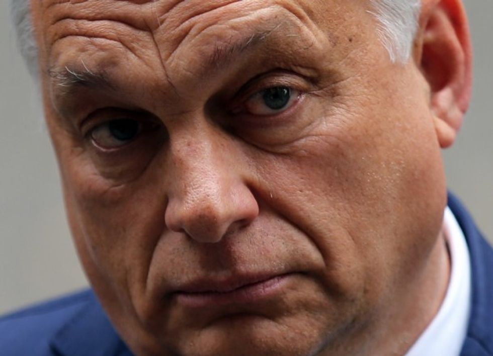 Close-up photo of a Hungarian Prime Minister Viktor Orban